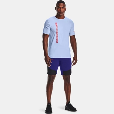 Buy Under Armour Men's UA RUSH™ HeatGear® 2.0 Long Shorts Grey in KSA -SSS
