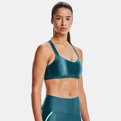 Buy Under Armour Women's UA Infinity Mid Heather Cover Sports Bra Green in  Kuwait -SSS